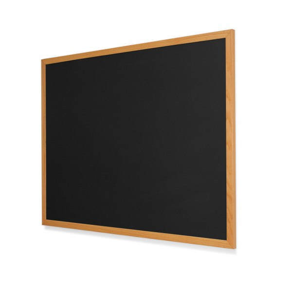Black Chalkboard w red oak no tray